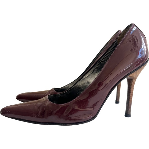 DOLCE & GABBANA Patent Leather Pumps in Eggplant Purple Size 40 US 9.5 - Picture 2 of 13